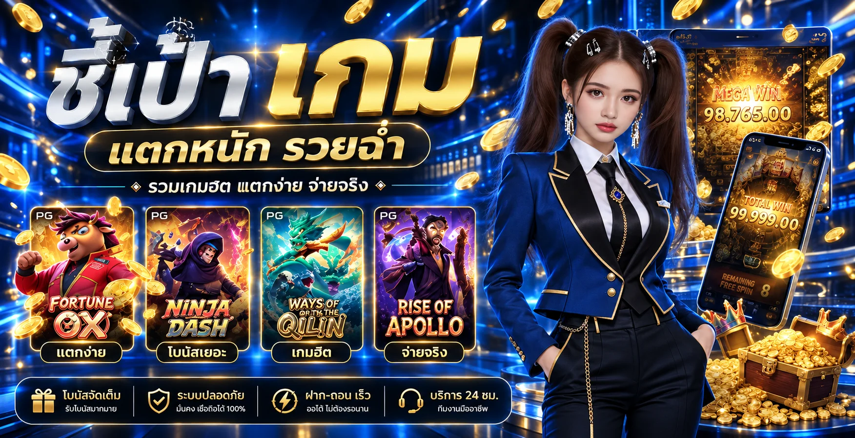 สล็อตออนไลน์ PG Soft บนเว็บไซต์ CON888